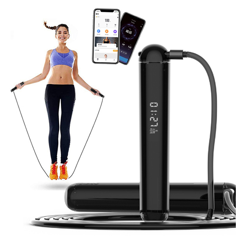 Smart Jump Rope With APP Logo Custom Digital Jump Rope Fitness Speed ​​Calorie Counting