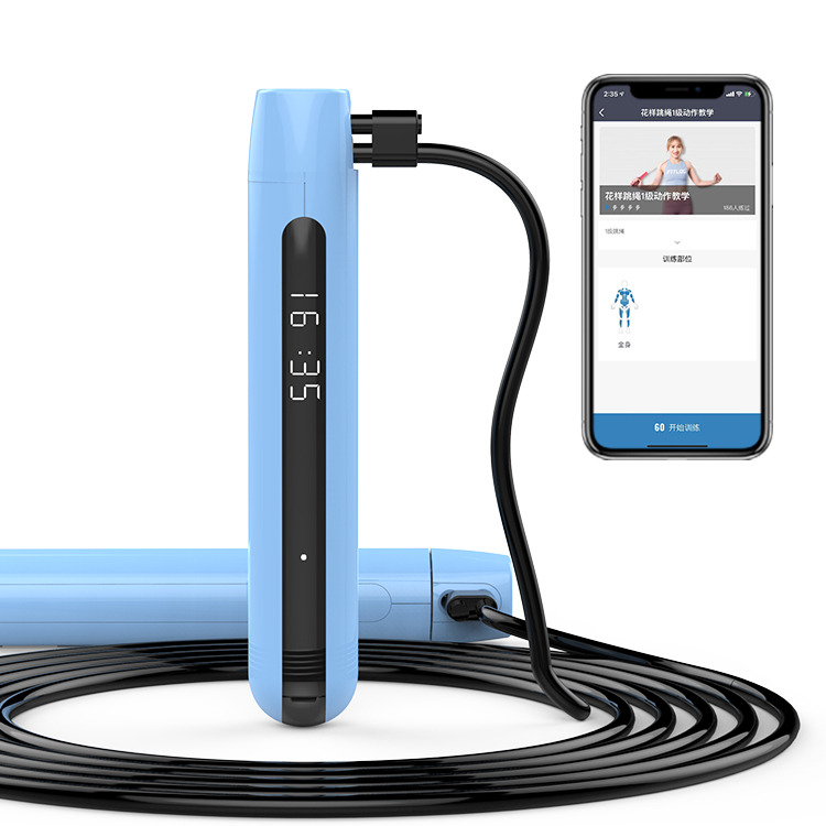 3M Adjustable Speed ​​Smart Digital PVC Jump Rope Smart Jump Rope Adjustable Exercise Calorie Counter