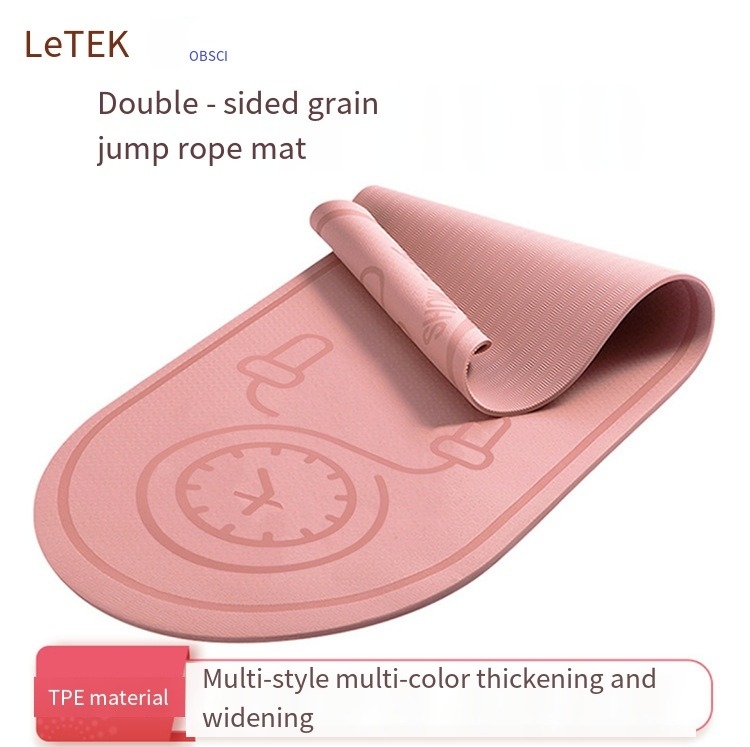 Urich Skipping Pad Silent Anti Skid Waterproof Fitness Mat for Home Gym Training
