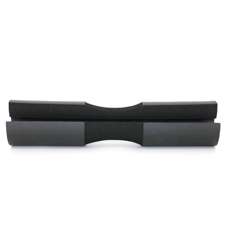 High Quality High Density Weightlifting Protective Barbell Foam Foam Ergonomically Shaped Black Red Shoulder Protective