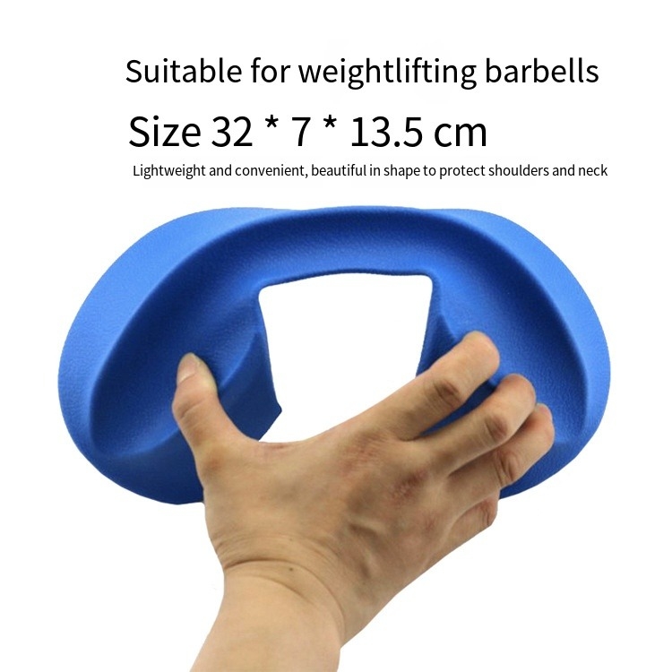 Custom foam Barbell pad for squats lunges and hip thrusts foam sponge provides neck and shoulder support