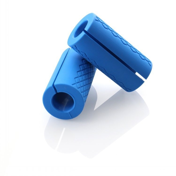 Embossed Foam Barbell Grips for Strength Training with Anti Slip Silica Gel Dumbbell Grips