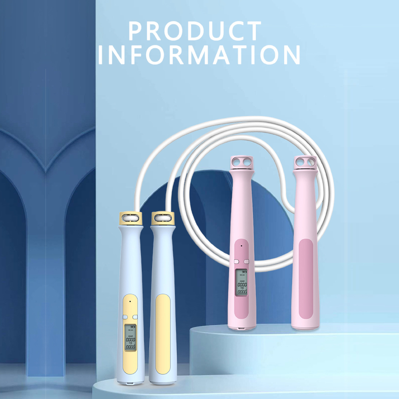 Electronic Counting Jump Rope Adjustable Long Rope Beginner Girls Fat Reduction Cordless Ball