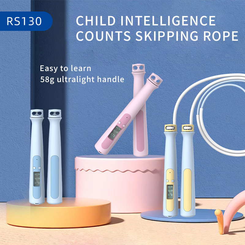 Electronic Counting Jump Rope Adjustable Long Rope Beginner Girls Fat Reduction Cordless Ball