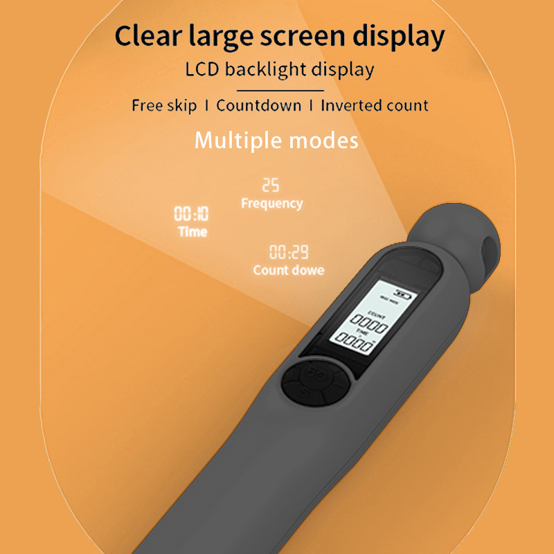 Replaceable Rope Burning Fat Sports Professional Smart Electronic Counting Jump Rope Non-Bluetooth