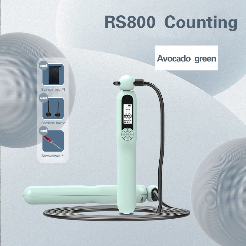 Replaceable Rope Burning Fat Sports Professional Smart Electronic Counting Jump Rope Non-Bluetooth