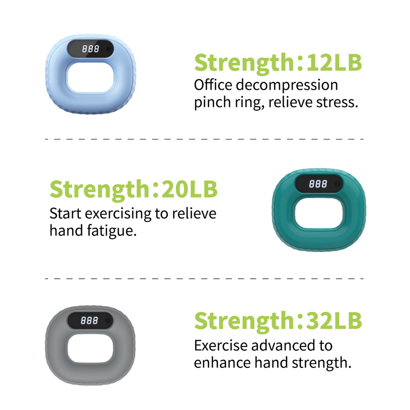 Silicone Grip Force Ring Finger Rehabilitation Training Hand Tire Grip Force Apparatus Men And Women Forearm Fitness